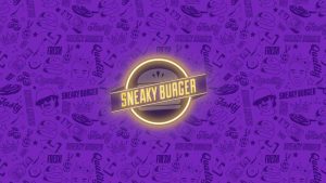 Sneaky Burger Graphic Design