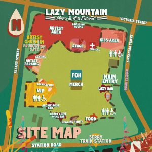 Lazy Mountain Festival Graphic Design