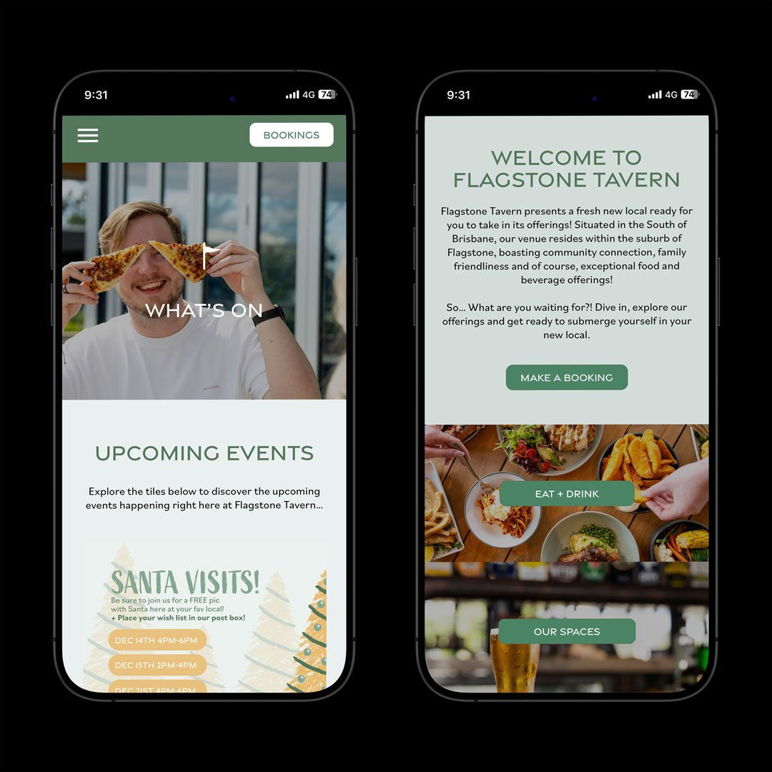 Flagstone Tavern Website Design