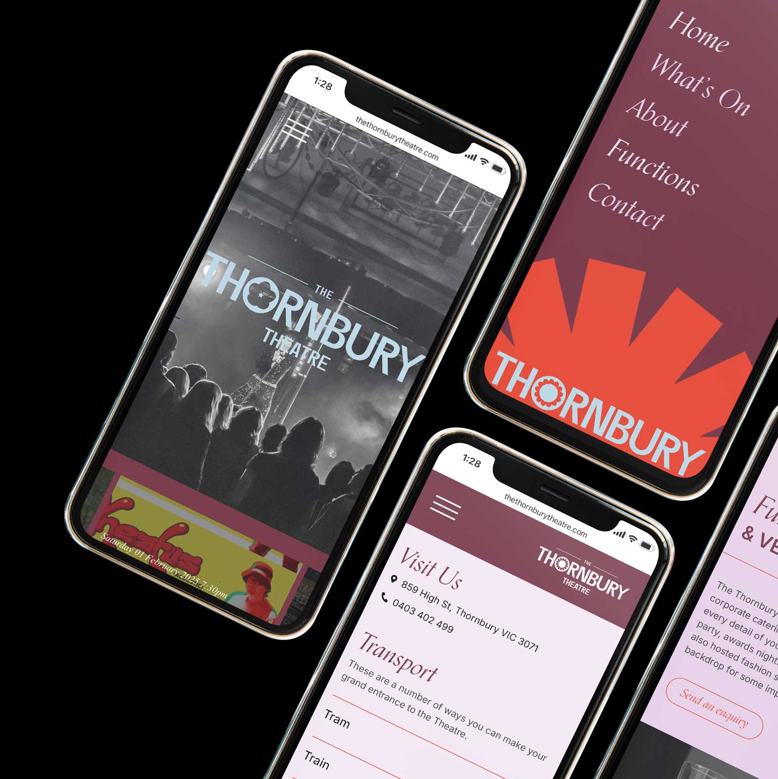 Thornbury Theatre Marketing Website