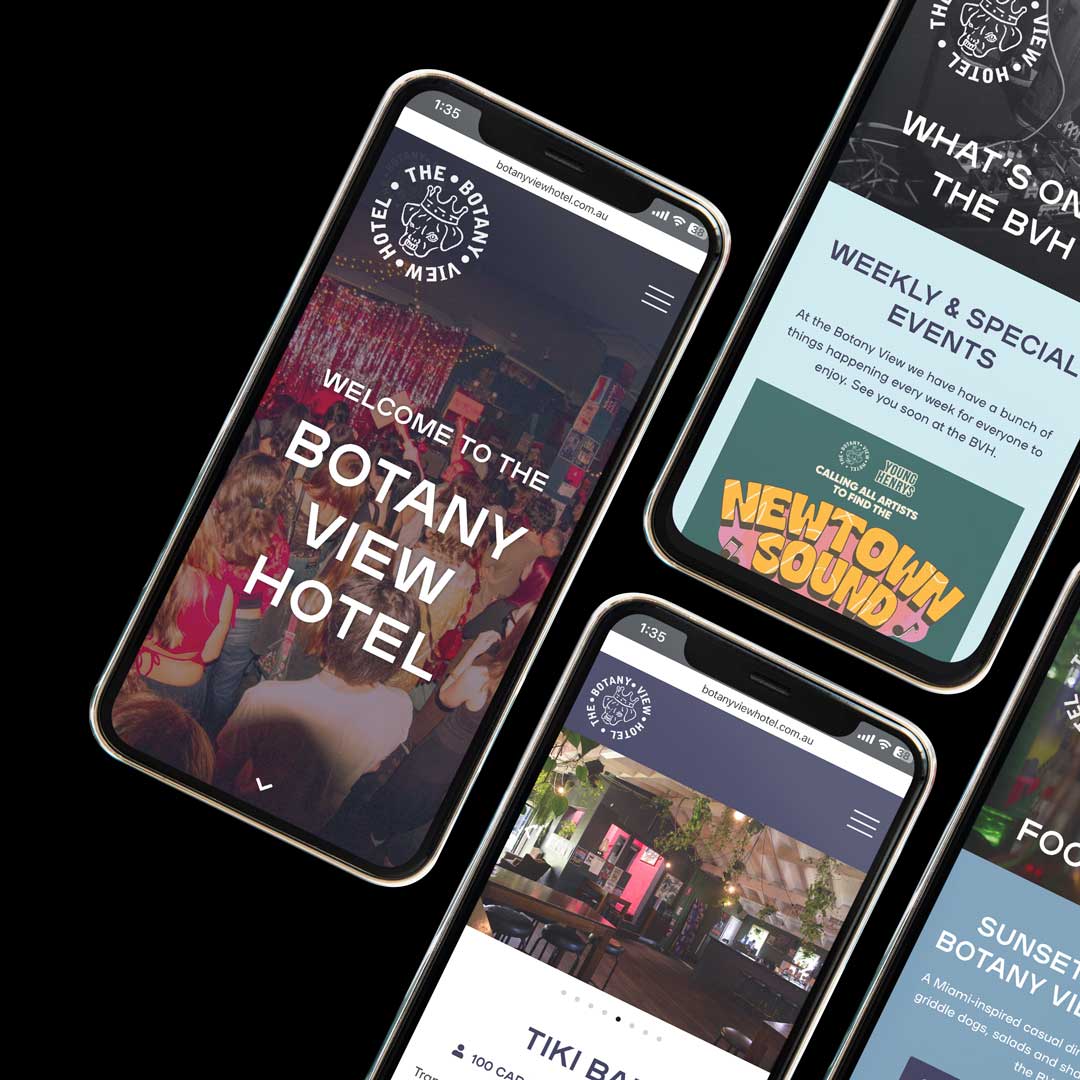 Botany View Hotel Website Design