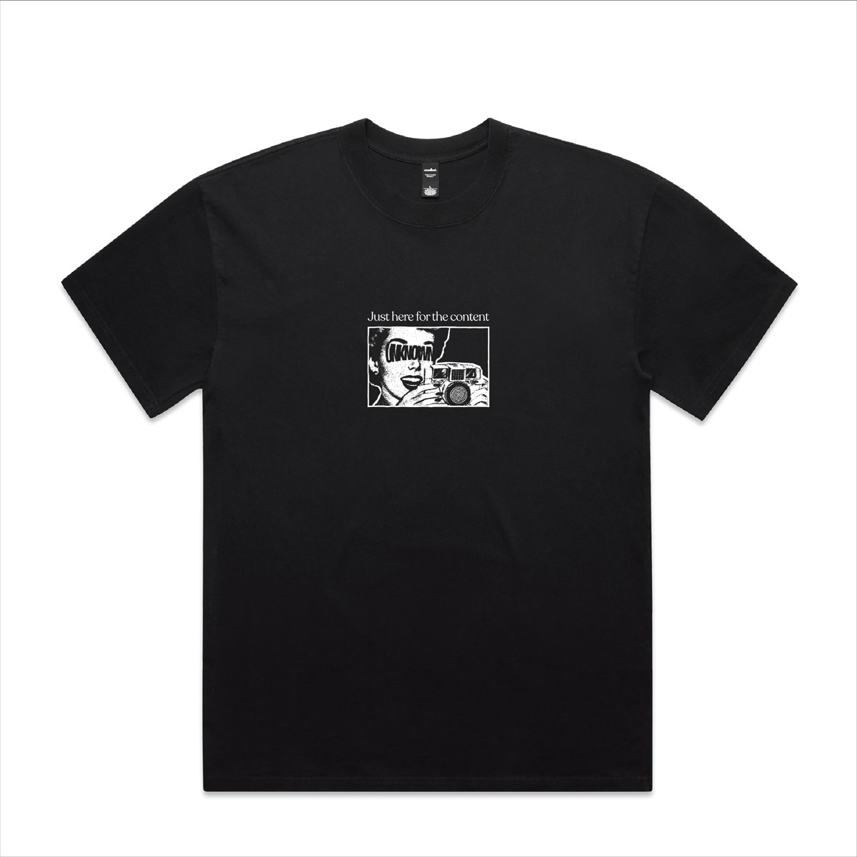 Just here for the content | Faded Black